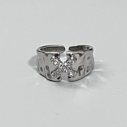 Unisex Cool Designs Crystal Rings