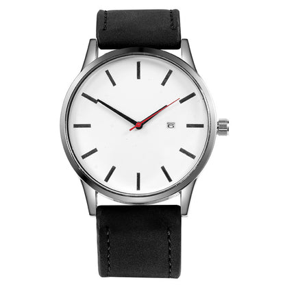 Leather Quartz Watch For Men