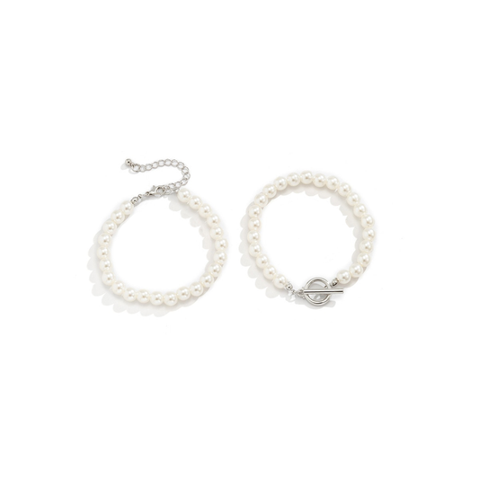 Two Piece Pearl Bracelet (20% Valentine's Discount)