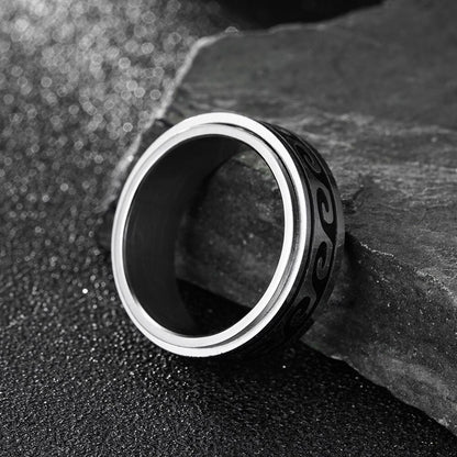 Rotatable Wave Design Rings