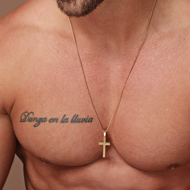 Cross Men Chain Necklace