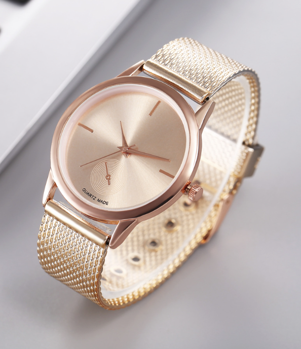 Rose Gold Fashion Watch For Women