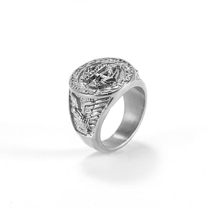 Gold & Silver Stainless Steel Ring