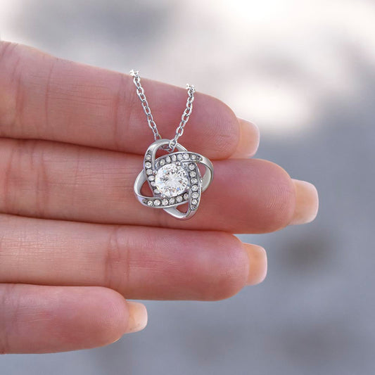 Zirconia Stone Flower Necklace