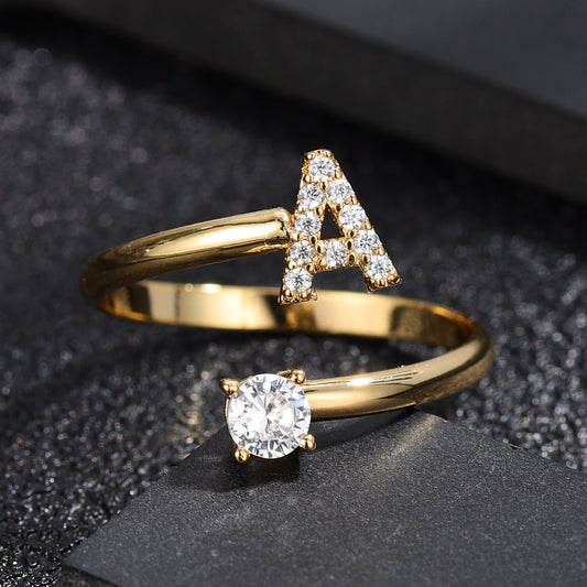 Letters Adjustable Rings (20% Valentine's Discount)